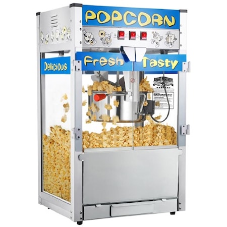 Great Northern Popcorn 12 Ounce Popcorn Machine - Electric Countertop Popcorn Maker (Blue) 983953IVB